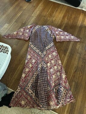 Vintage 70’s cotton Indian block dress Kaiser